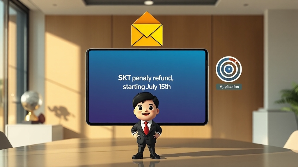 2025 SKT 위약금 면제: 대상, 환급 방법, 고객 감사 패키지 총정리 4 위약금 환급 신청 방법 및 일정 (realistic 스타일)