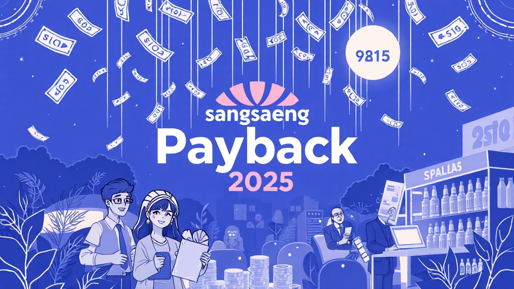 똑똑한 소비로 혜택 누리세요! (illustration 스타일)