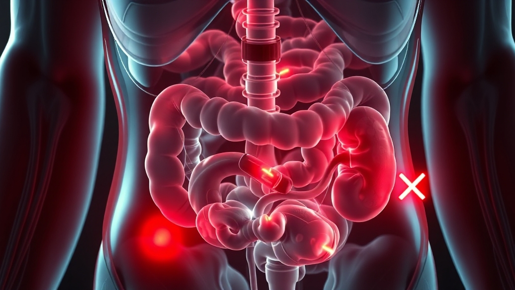과다 섭취 시 부작용 및 주의사항 (realistic 스타일)