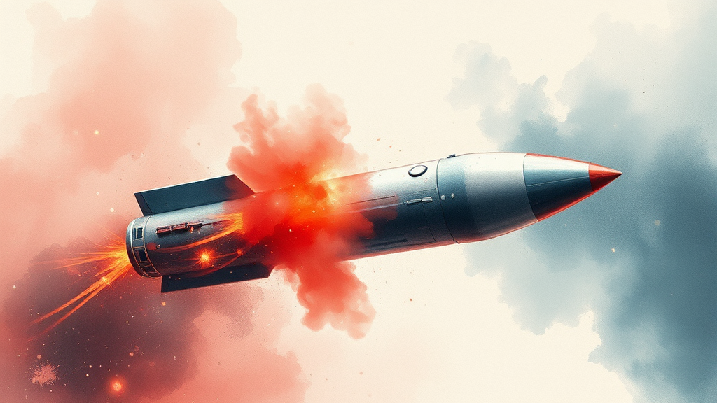 한일단조, 천궁-II 미사일 탄체 제작 전문 기업 (watercolor 스타일)