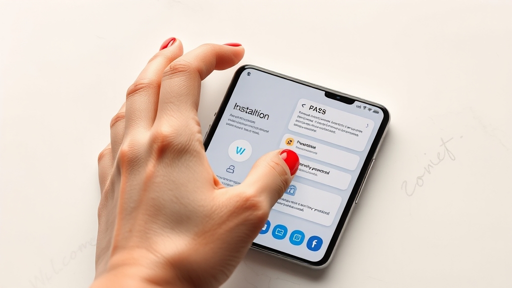 PASS 앱, 어떻게 시작할까요? (realistic 스타일)