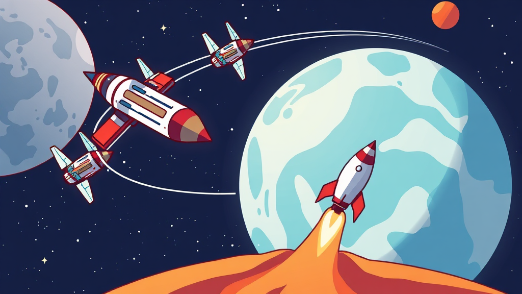 SpaceX 기업 가치, 얼마나 될까? (cartoon 스타일)