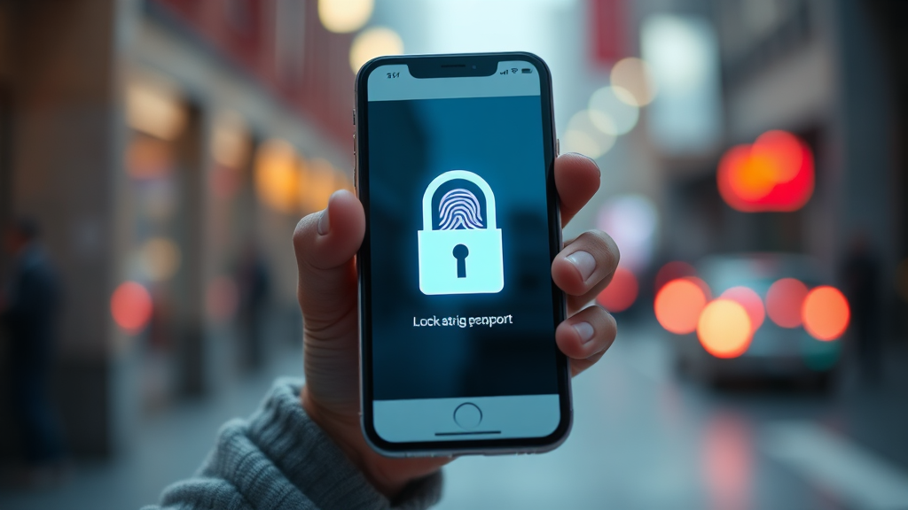 보안 및 유의사항 (realistic 스타일)