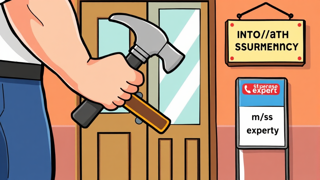 시공 후 A/S 및 업체 대응 전략 (cartoon 스타일)