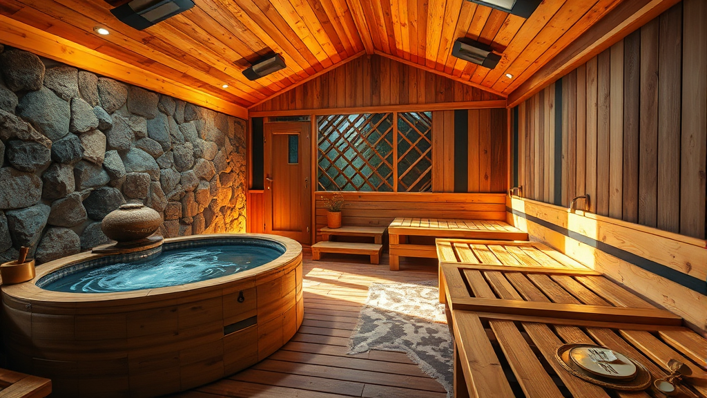 테마 찜질방 및 사우나 (realistic 스타일)