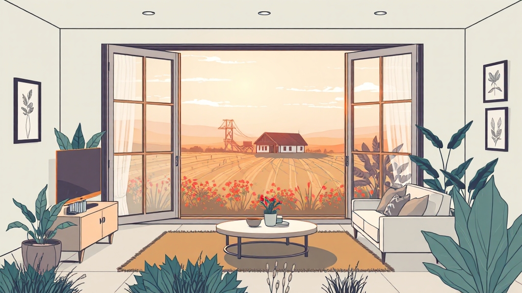 단지 개요 및 특징 (illustration 스타일)
