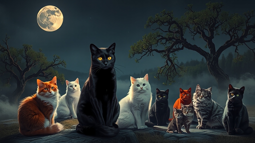 고양이 꿈, 무엇을 의미할까? (realistic 스타일)