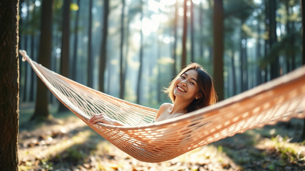 힐링 숲캉스 마무리 (watercolor 스타일)