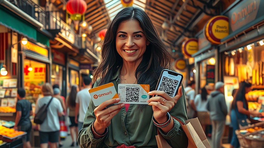 사용처 및 결제 방법 (realistic 스타일)