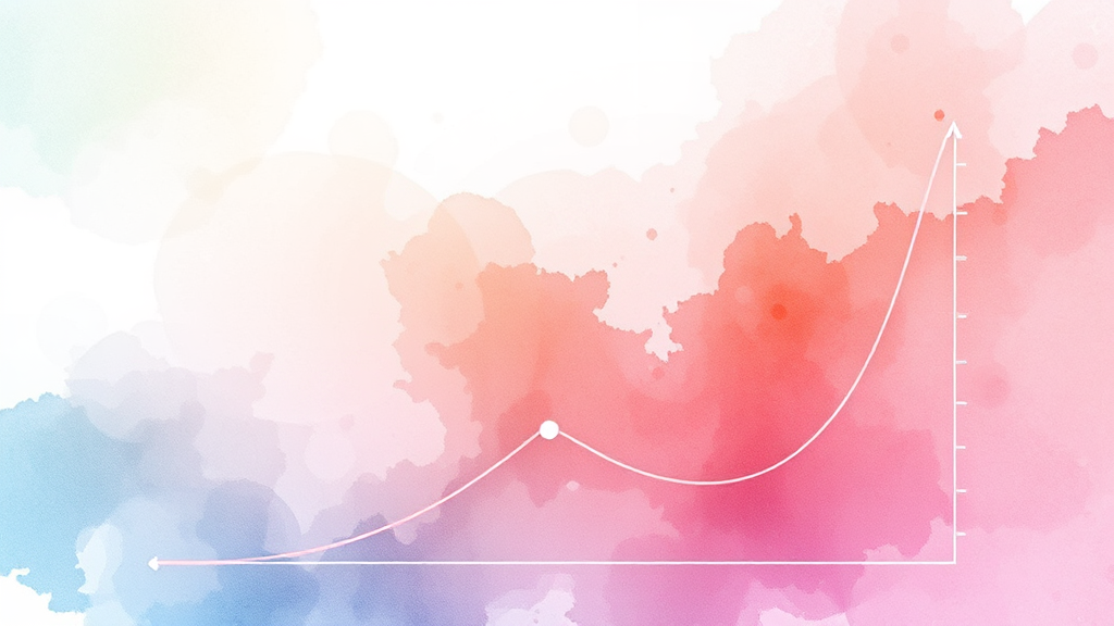 솔루엠 실적 전망과 지역 경제 기대감 (watercolor 스타일)