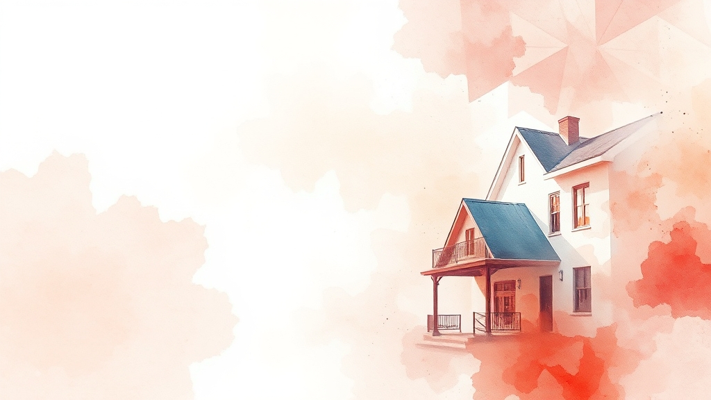 부동산 시장 및 세금 정책 전망 (watercolor 스타일)