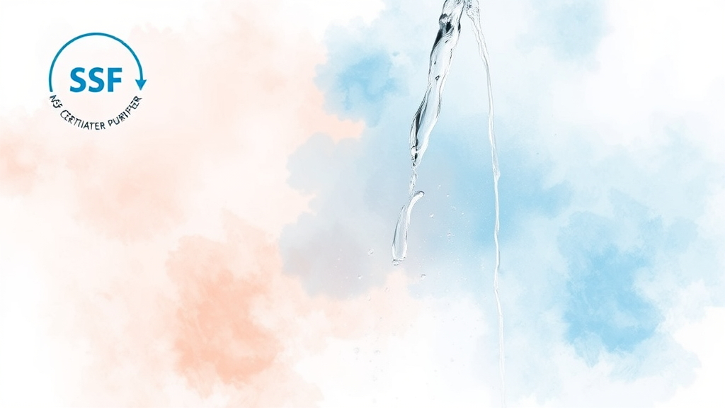 NSF 인증, 왜 중요할까요? (watercolor 스타일)