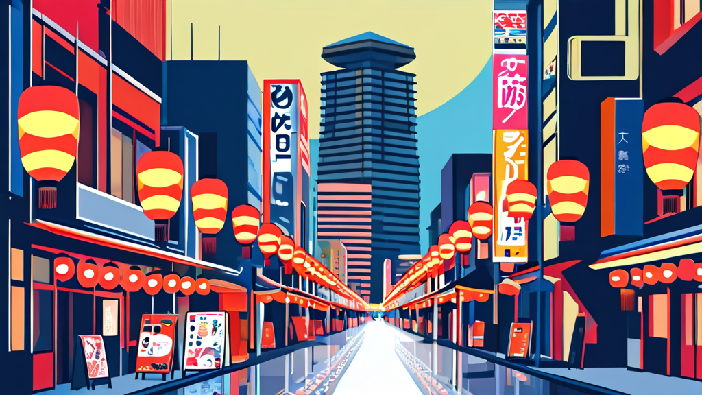 소테츠 그랜드 프레사, 당신의 오사카 여행을 완성하다 (illustration 스타일)