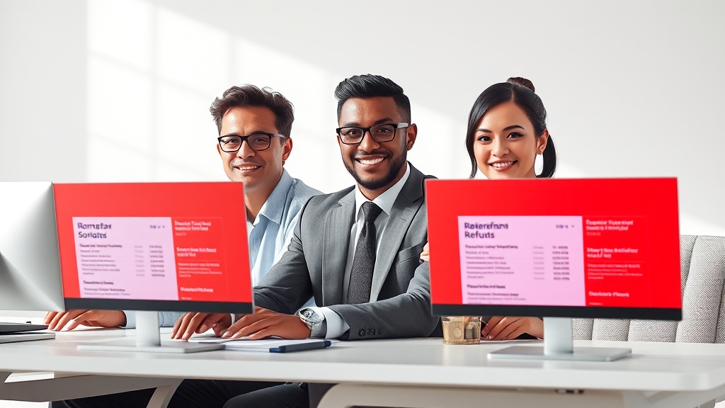 환급금 조회 및 수령 방법 (realistic 스타일)