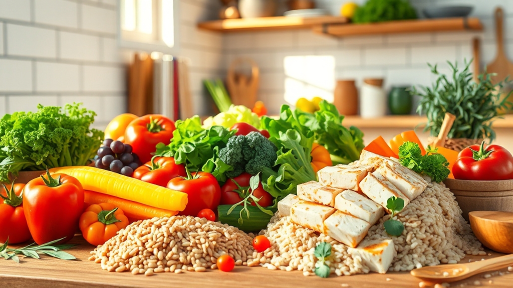 식단으로 혈압 관리 (realistic 스타일)