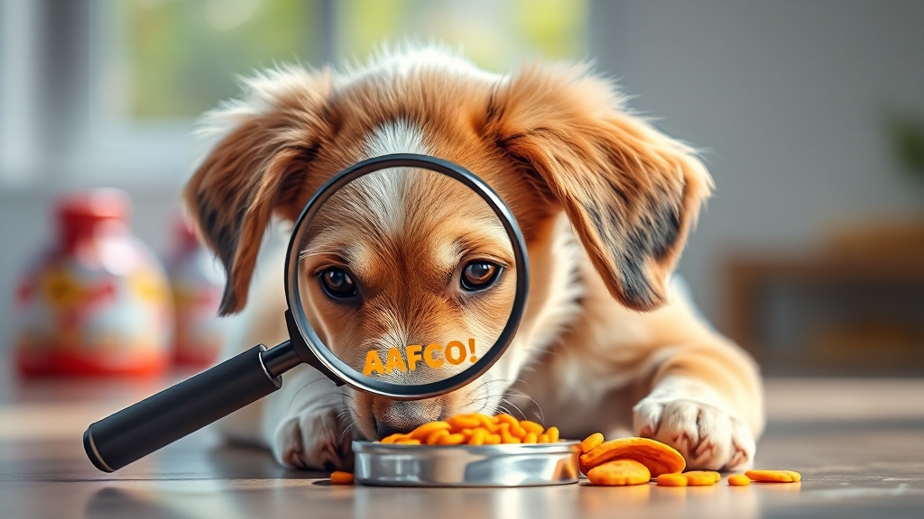 사료 성분 분석: 라벨 읽는 법 (realistic 스타일)