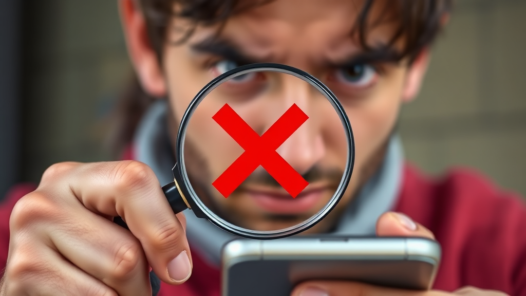 악성 앱 감염 확인 및 삭제 (realistic 스타일)