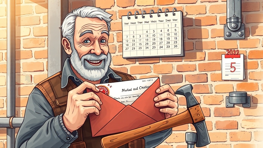 퇴직공제금 수령 시 세금은? (illustration 스타일)