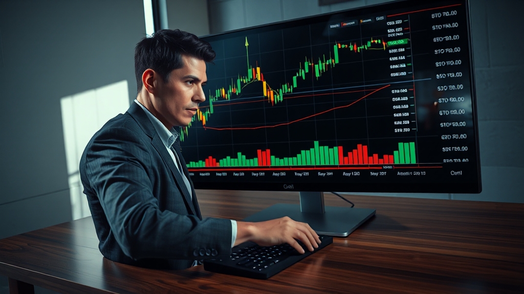 기술적 분석 도구 활용 (realistic 스타일)