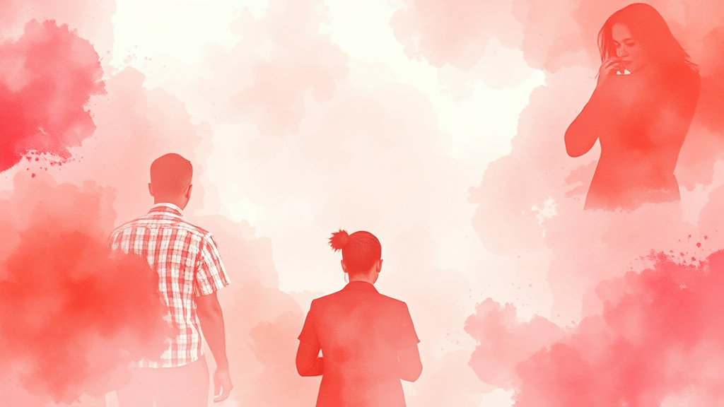 투자할 때 주의할 점 (watercolor 스타일)