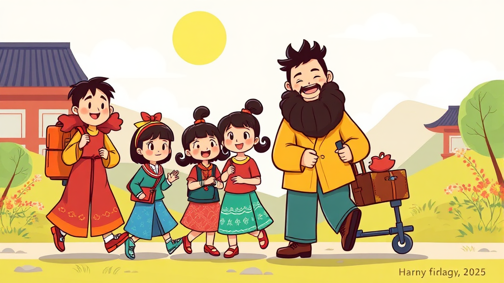 손 없는 날이란? (cartoon 스타일 손없는 날 설명 이미지)