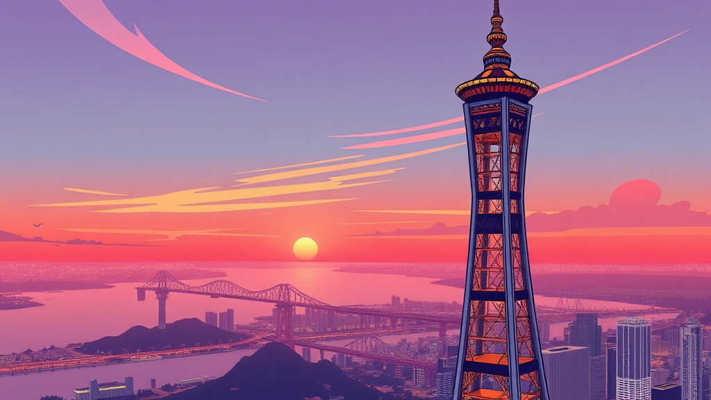 홍성 스카이타워, 왜 가야 할까? (cartoon 스타일)