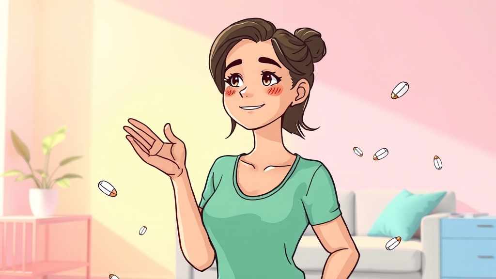 닥터린 이노시톨 복용법 (cartoon 스타일)