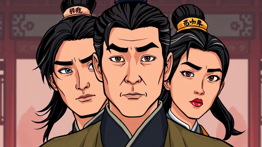 배우들의 연기 분석 (cartoon 스타일)