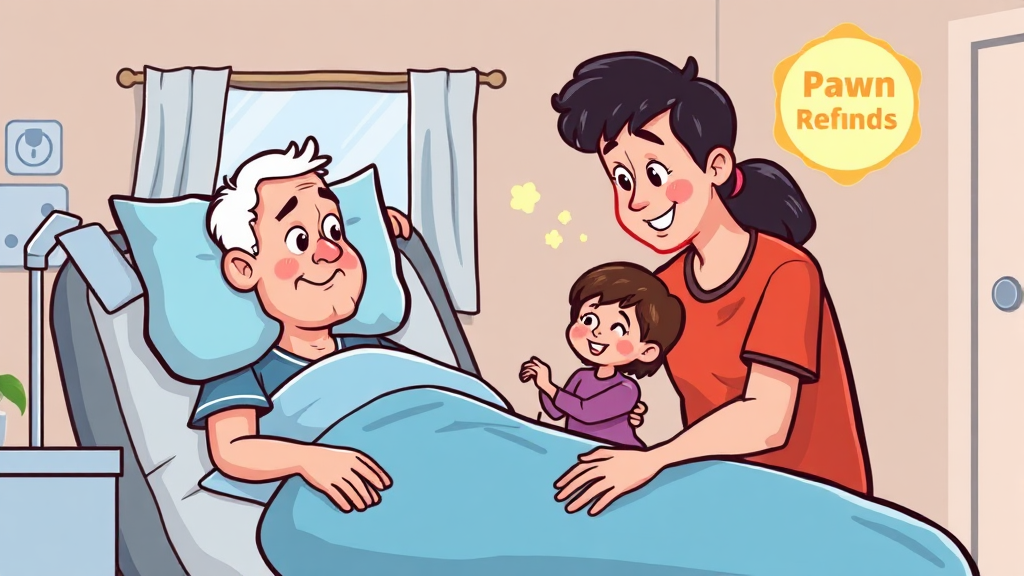 병원비 환급 제도란? (cartoon 스타일)