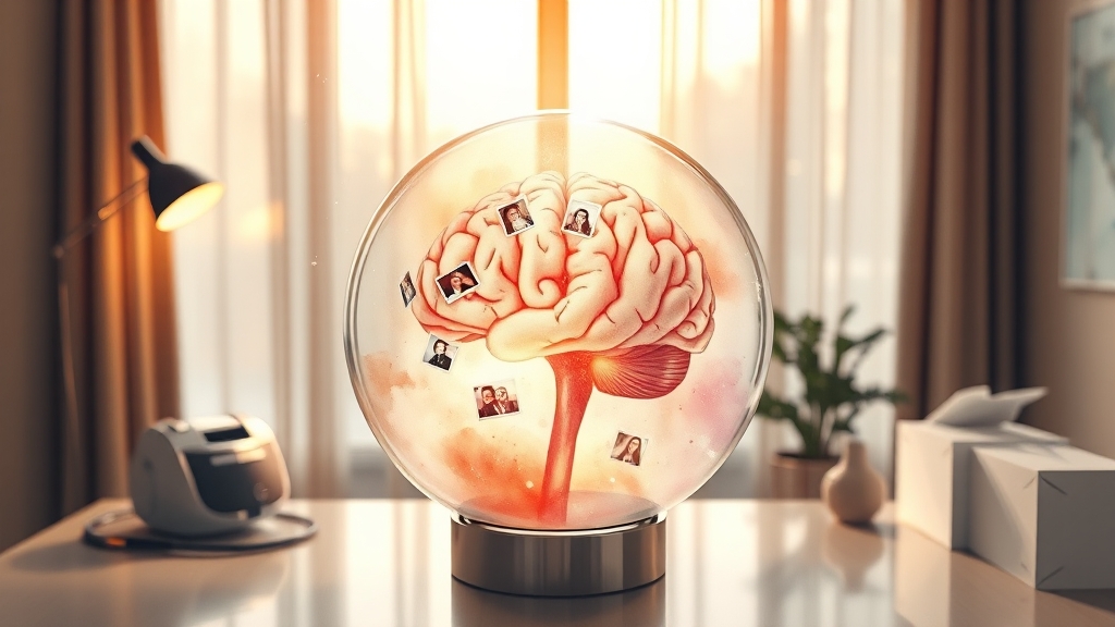 뇌동맥류, 가족력과 정기 검진의 중요성 (watercolor 스타일)