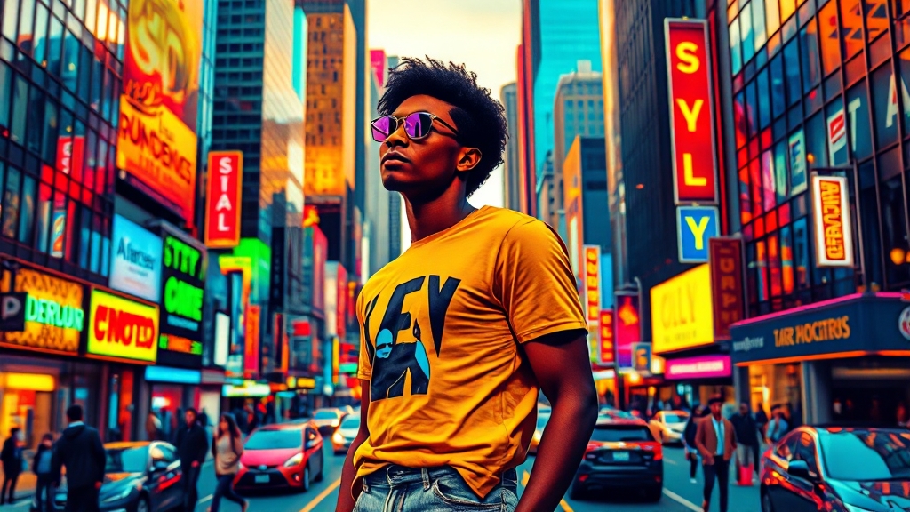 청년월세지원, 더 나은 미래를 위한 첫걸음 (popart 스타일)