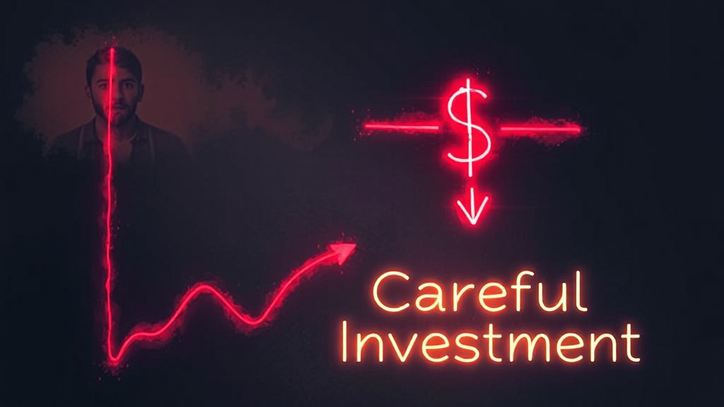 S&P500 투자 시 유의사항 및 위험 요소 (watercolor 스타일)