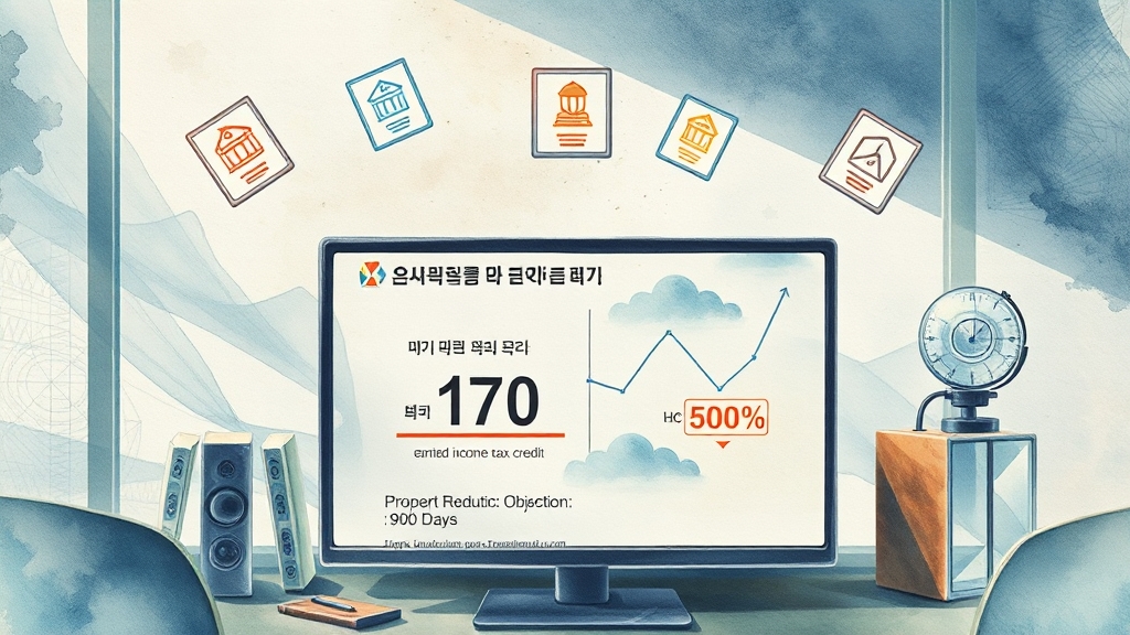 지급액, 왜 줄었을까? (watercolor 스타일)