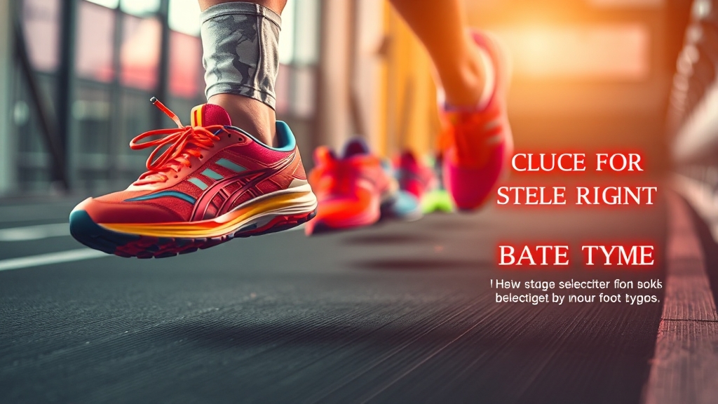 러닝화 종류별 특징 (realistic 스타일)