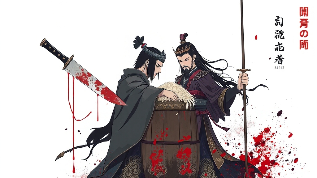 연산군과 사도세자, 그들의 시대 (illustration 스타일)