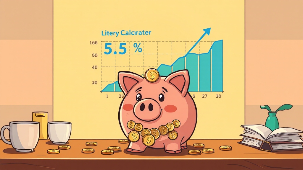 금리 및 이자, 얼마나 받을까? (cartoon 스타일)