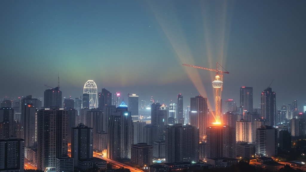 서울시 재건축 정책 및 공급 계획 (realistic 스타일)