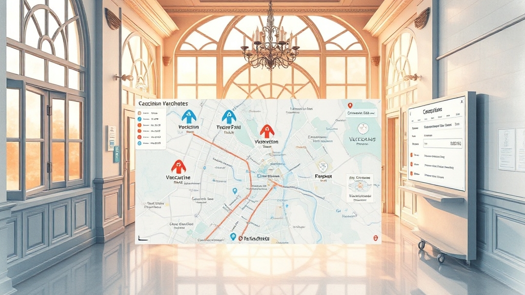 접종 병원 찾기와 예약 팁 (watercolor 스타일)