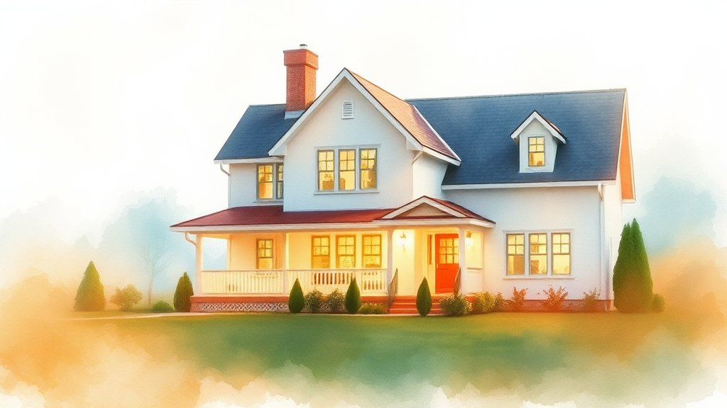 내 집 마련 꿈 이루는 담보대출 조건 완벽 분석 (watercolor 스타일)