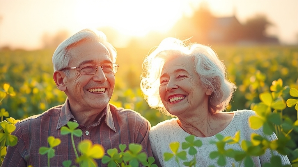 행복한 노후, 지금부터 준비하세요! (watercolor 스타일)