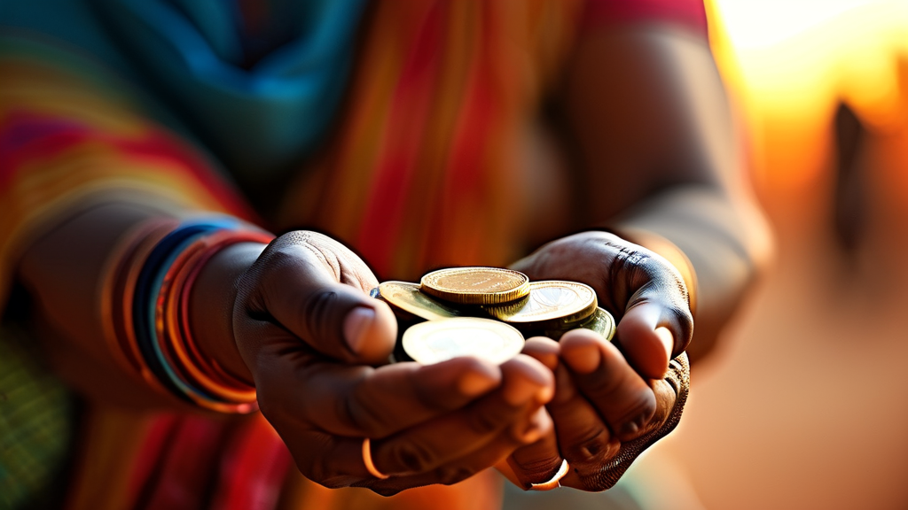 민생지원금 지급 대상 및 차등 지원 설계 (realistic 스타일)