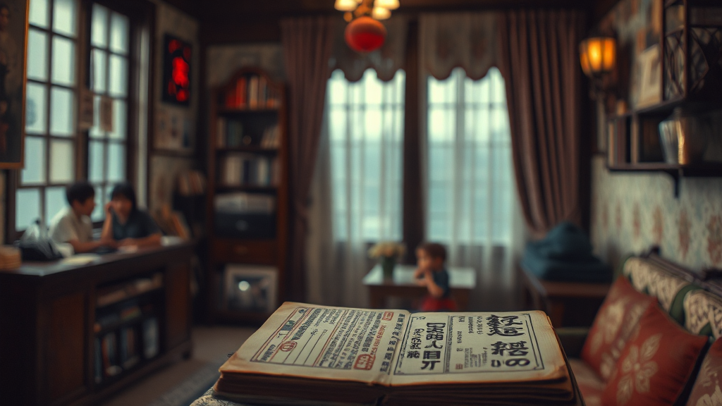 청약통장 가입 기간 가점 계산 (realistic 스타일)