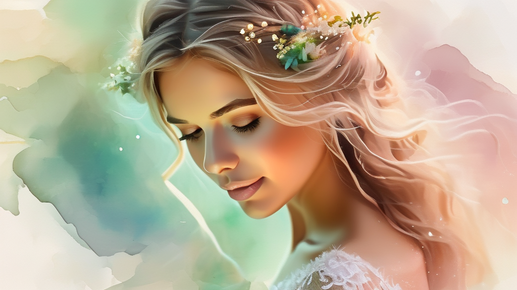 결혼 및 출산 시 특별 공제 혜택 (watercolor 스타일)