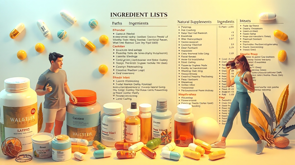 나에게 맞는 보조제, 어떻게 고를까요? (illustration 스타일)