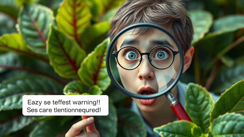 삼백초 추출물 부작용 및 주의사항 (realistic 스타일)