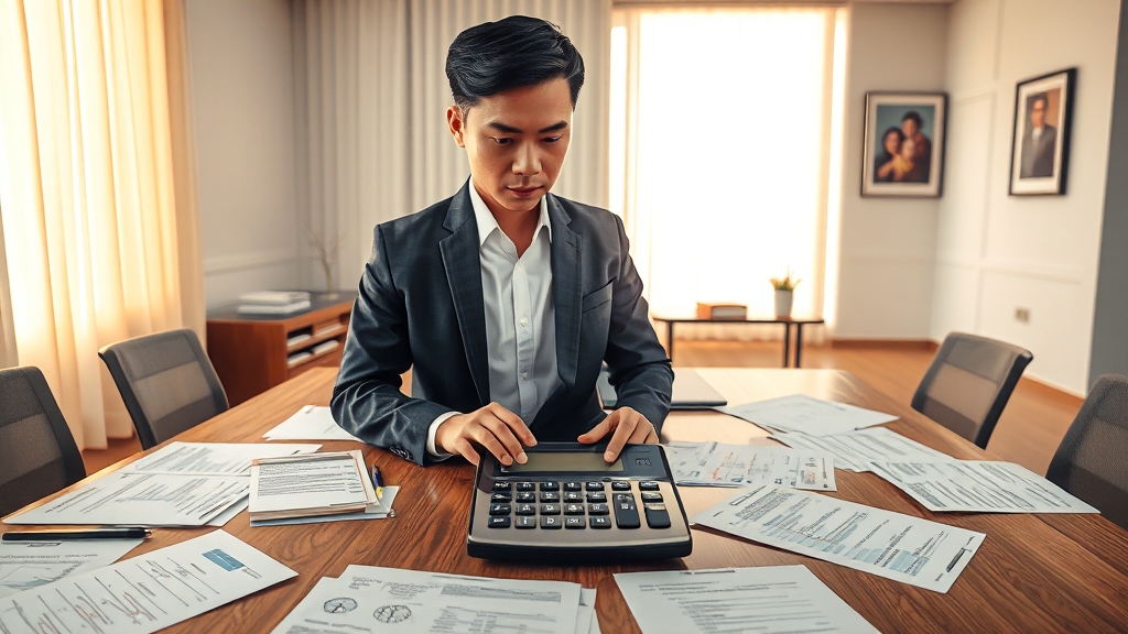 사업자를 위한 절세 팁 (realistic 스타일)