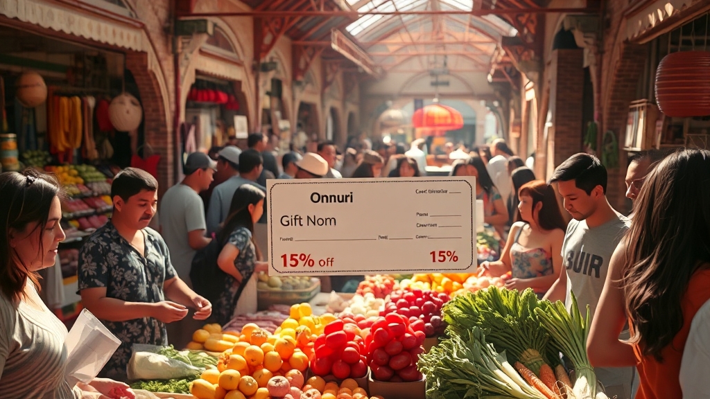 온누리상품권, 무엇이 특별할까? (realistic 스타일)