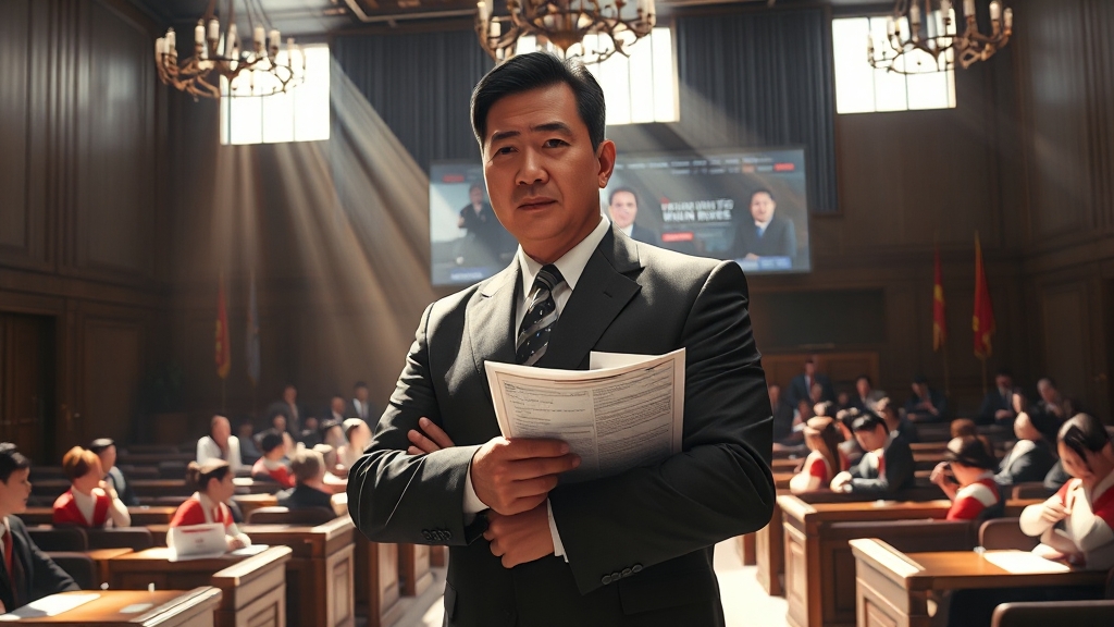 입장 변화! 자제에서 법적 대응으로 (realistic 스타일)