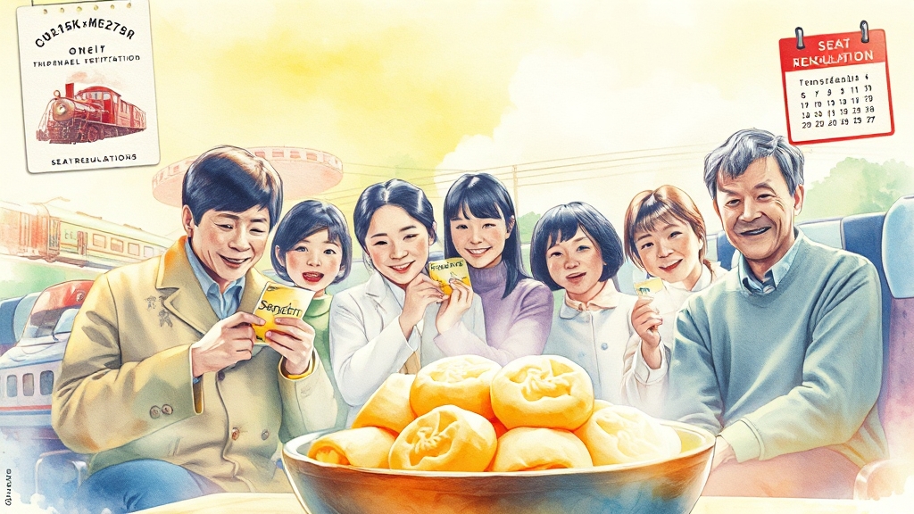 추석 기차 예매 유의사항 (watercolor 스타일)