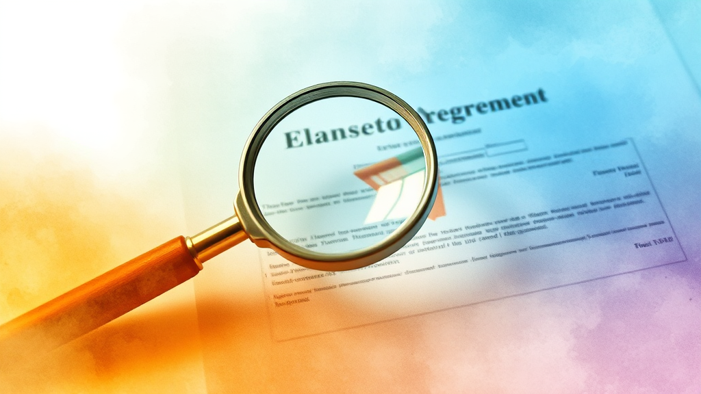 계약 시 주의사항: 특약 활용 (watercolor 스타일)